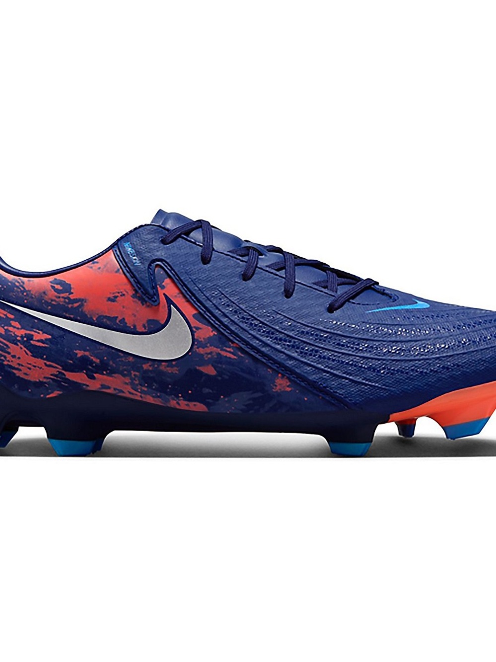 Nike Kids Blue and Orange Soccer Cleats